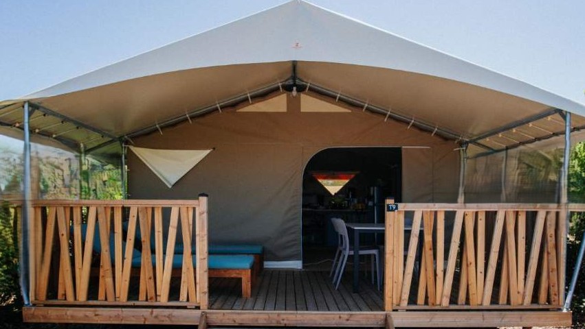 Tente Lodge 4 personnes 2 chambres 2